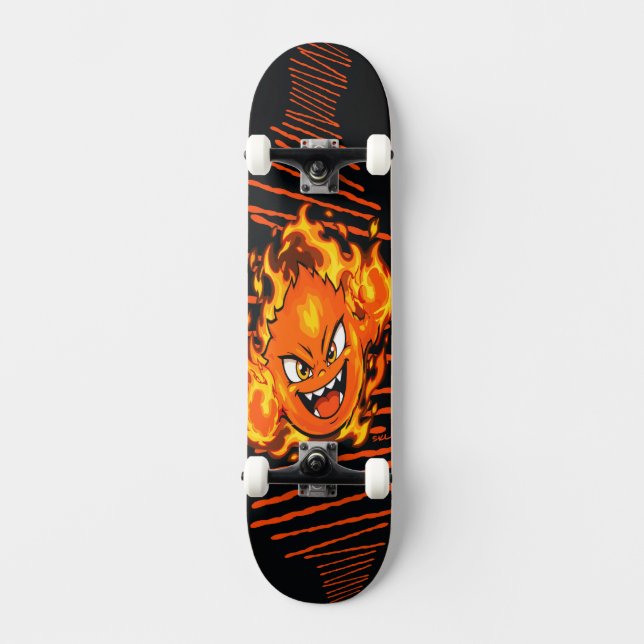 Fire element skateboard (Front)