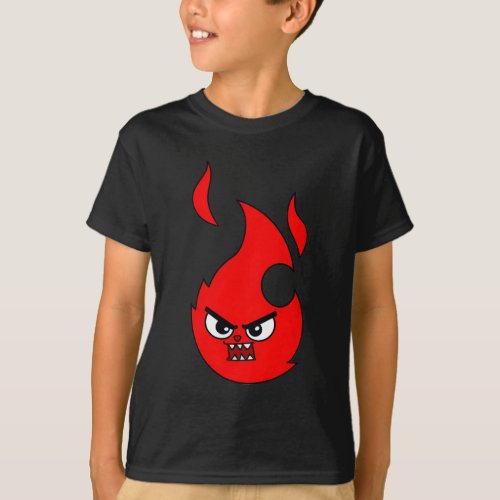 Fire emoji funny gifts T_Shirt