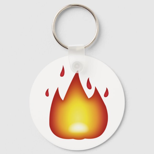 Fire - Emoji Keychain (Front)