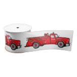 Fire Engine 3 Inches Satin Ribbon