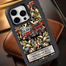 Fire Engine Amidst Gold