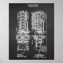 Fire Engine Blueprint Patent Art no. 4