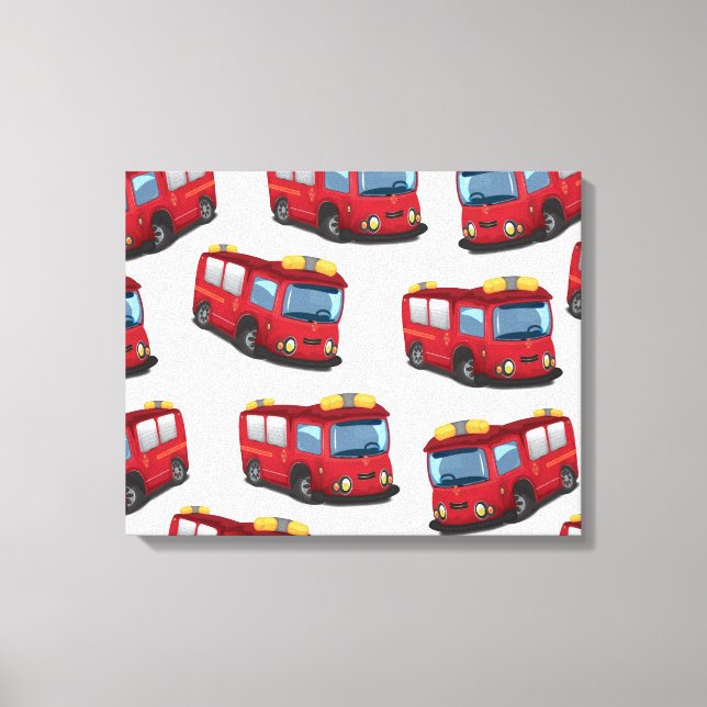 Fire Engine Canvas Print (Front)