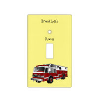 Fire engine cartoon illustration
