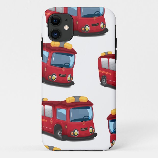 Fire Engine Case-Mate iPhone Case (Back)
