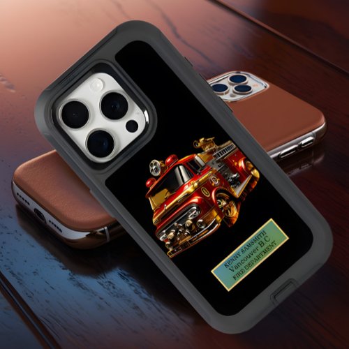 Fire Engine Dreams iPhone 15 Pro Case