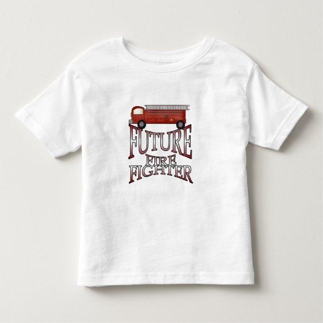 Fire Engine Future Firefighter Toddler T-shirt (Front)