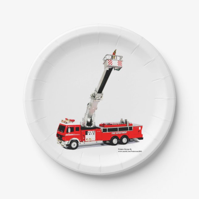 Fire Engine image for Paper-Plates Paper Plates (Front)