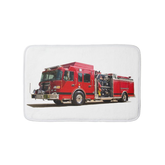 Fire Engine image for Small-Bath-Mat Bathroom Mat (Front)
