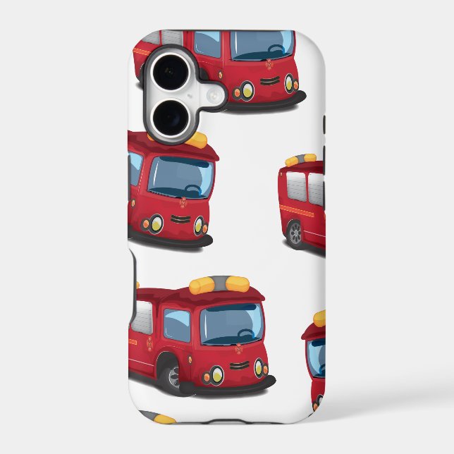 Fire Engine Iphone Case (Back)