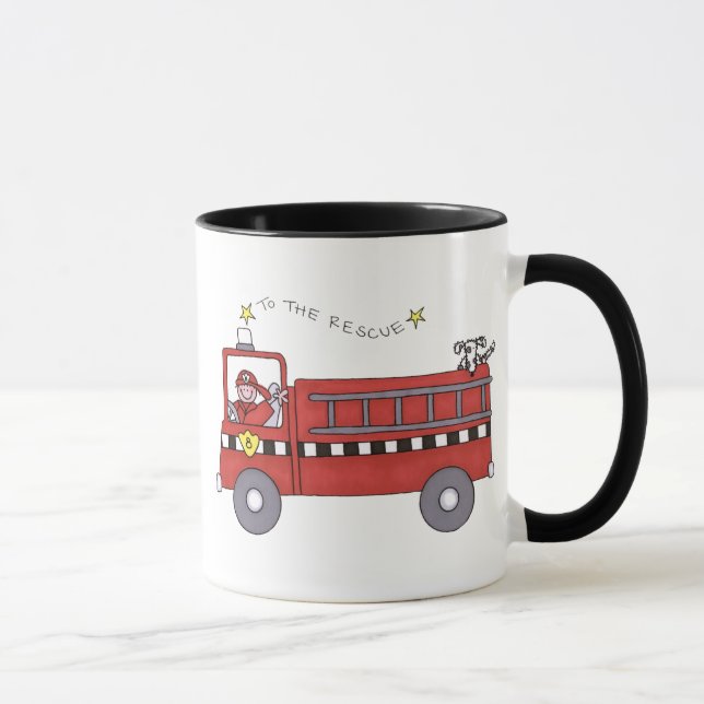 Fire Engine Mug (Right)