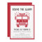 Fire Engine or Fire Truck Birthday Party Invite