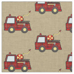 Fire Engine Plaid Fabric