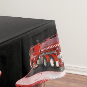 Fire Engine Popout Art,  Tablecloth