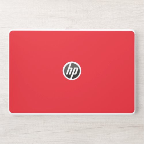 Fire Engine Red HP Laptop Skin