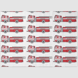 Fire Engine Tissue Paper