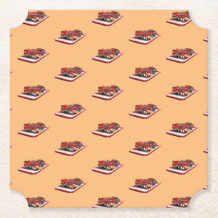 Fire Engines On Speed Dial Paper Coaster