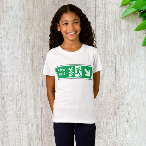 Fire Exit Girls T_Shirt