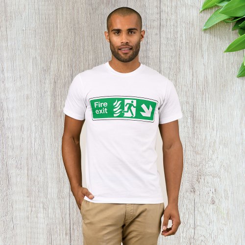 Fire Exit Mens T_Shirt