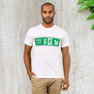 Fire Exit Safety Sign Emergency Evacuation T-Shirt