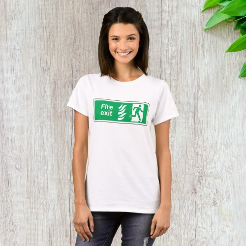 Fire Exit Sign T_Shirt