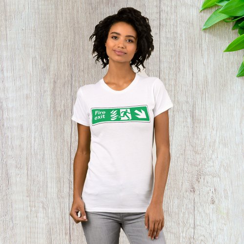 Fire Exit Womens T_Shirt