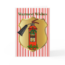 Fire Extinguisher Christmas Card