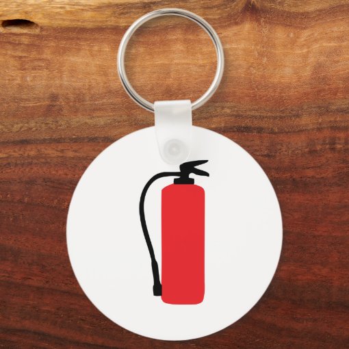 fire extinguisher keychain Zazzle
