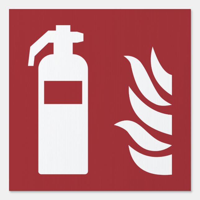 Fire Extinguisher Safety Sign (Front)