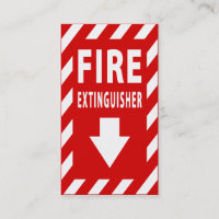 fire extinguisher sign