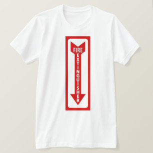 fire extinguisher sign T-Shirt
