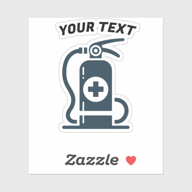 Fire Extinguisher Vinyl  Sticker (Sheet)