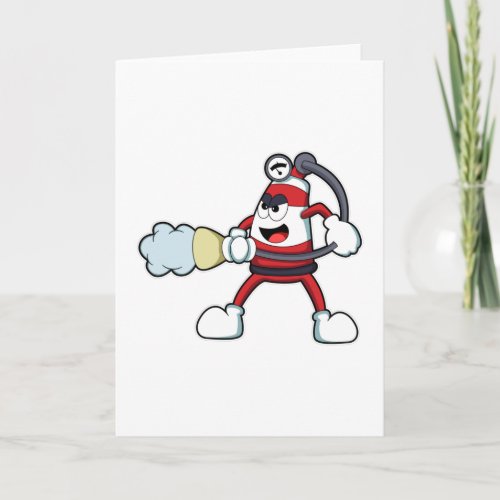 Fire extinguishers of Fire department Card