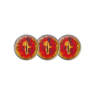 Fire Eye Golf Ball Marker