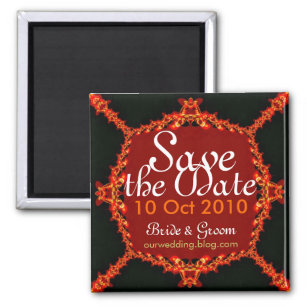 Fire Fairy Save the Date Magnet