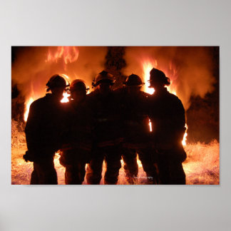 Fire Family Firefighter Poster