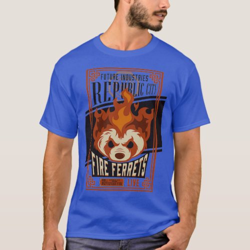 Fire Ferrets Vintage Boxing  2  T_Shirt