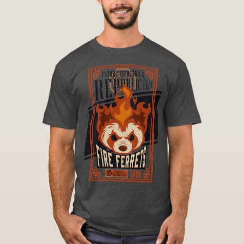 Fire Ferrets Vintage Boxing Classic TShirt Essenti