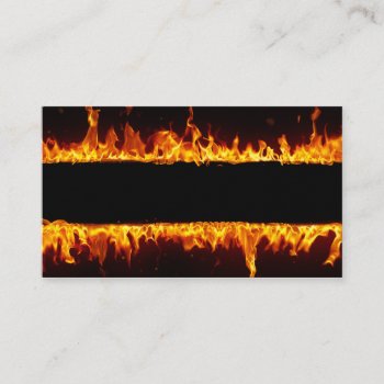 Fire Fiery Flames Business Cards by FineDezine at Zazzle