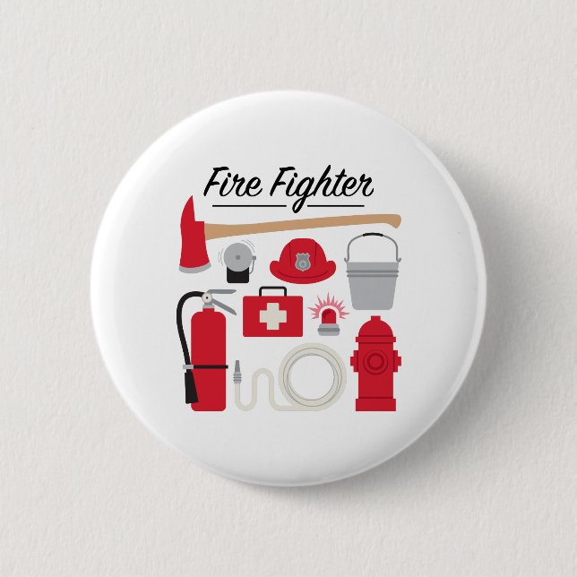 Fire Fighter Button (Front)