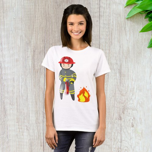 Fire Fighter Extinguisher T_Shirt