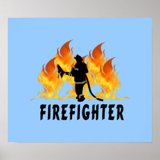 Female Firefighter Posters | Zazzle