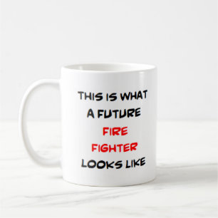fire fighter, future coffee mug
