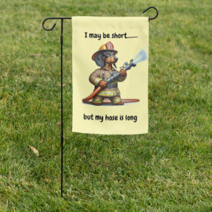 Fire Fighter Garden Flag