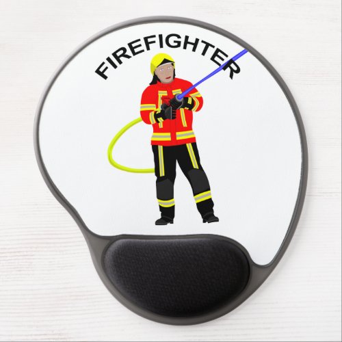 Fire fighter Gel Mousepad