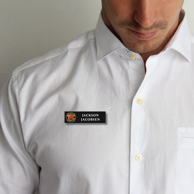 Fire Fighter Helmet Name Tag (Creator Uploaded)