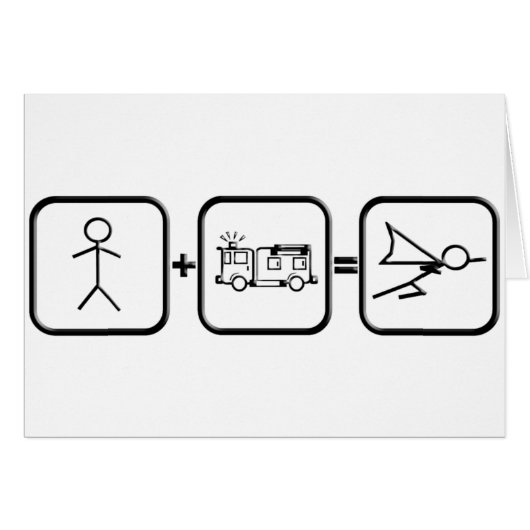 Fire Fighter Hero Cards (Front Horizontal)