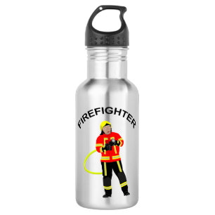 Fire fighter in use clothing stainless steel bottl water bottle