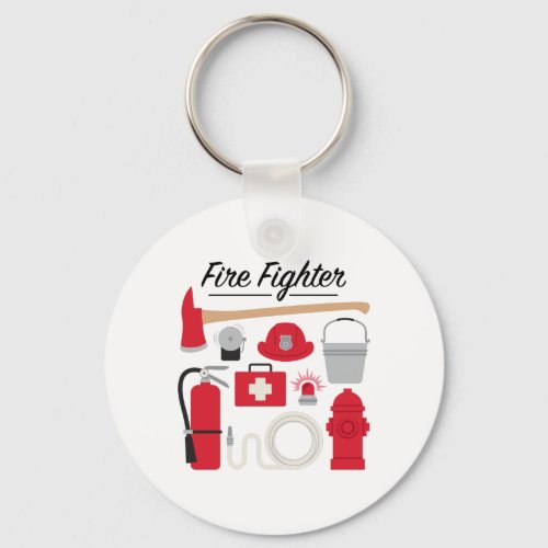 Fire Fighter Keychain