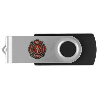 Fire Fighter Maltese Cross 16 gb Flash Drive